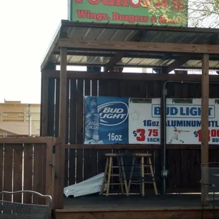 Outside patio