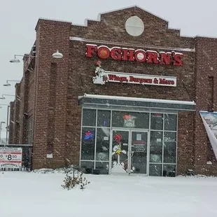 the outside of the building