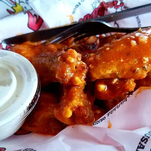#49 Spicy Garlic Parm Traditional Wings