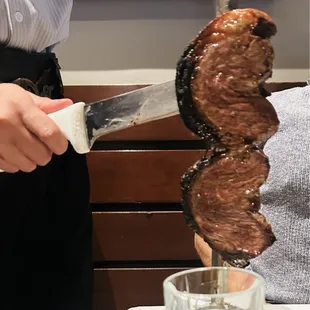 Table side meat service