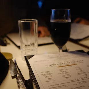 Dining table and beer