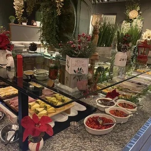 Fresh Fruits, Cheeses  and Vegetables