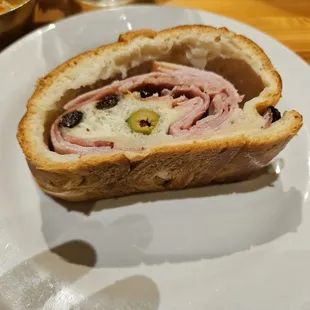 Seasonal Christmas Ham Bread