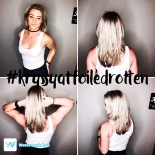 Color and cut/style by Krystina