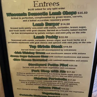 Restaurant menu pg2