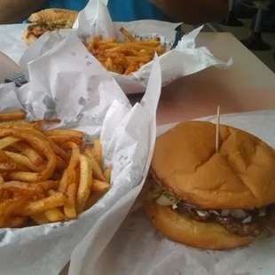 Cheeseburger and Fries