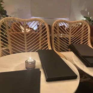 Seating in bar area