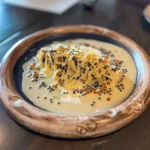 Osetra Caviar Creme Fraiche Panna Cotta