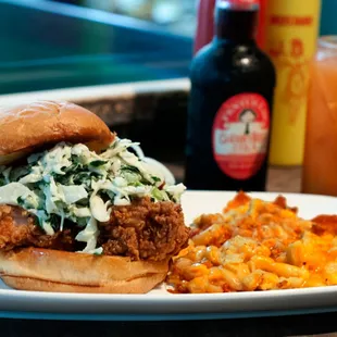 Folk Art - Great Lunch - Fried Chicken Sandwich