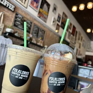Iced Cuban latte and the Siouxsie