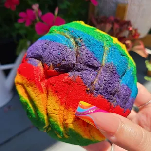 Pride Concha 10/10!  Follow Cakes by Felicia on IG  Available @ Folklore