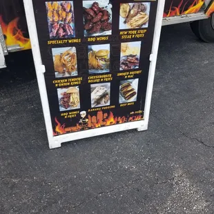 Folks-N-Motion Menu.