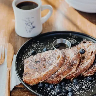 Sourdough French toast + house pourover
