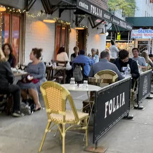 Outdoor seating