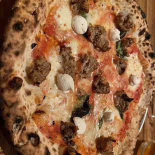 Meatball Pizza
