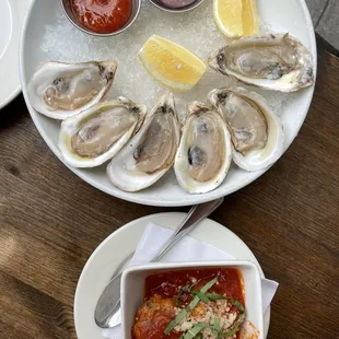 Oysters, Meatballs