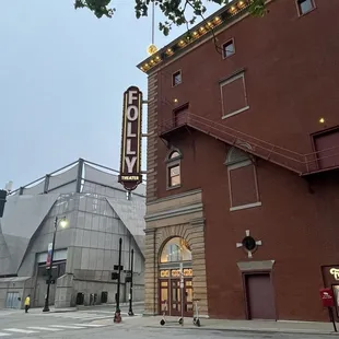 Front of the Folly Theatre