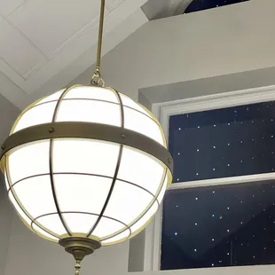 All the light fixtures are different throughout the Folly.