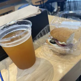 Muffuletta + Brewski.