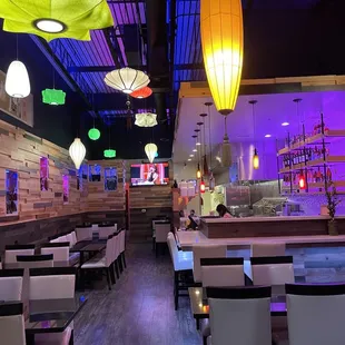 the interior of a restaurant