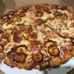 Halal Beef Pepperoni Pizza