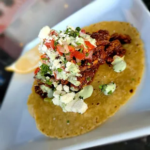 TACO TUE $5 SINGLE OR TWO FOR $10 WITH BOTTLE BEER OF CHOICE