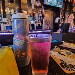 Truly wild berry on tap very clean and fresh. $7.50 10-21-23