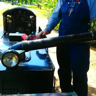 Adding water for making steam