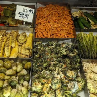 a variety of vegetables