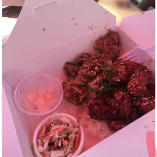 Soy garlic / Korean Spicy box