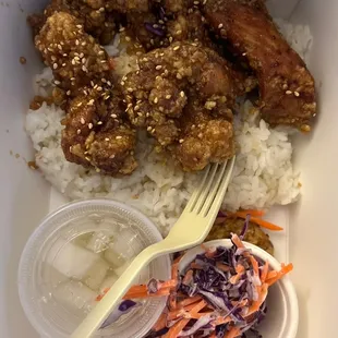 Sweet Soy Garlic Korean Fried Chicken