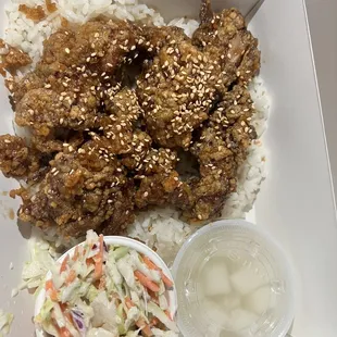Sweet Soy Garlic Korean Fried Chicken Box