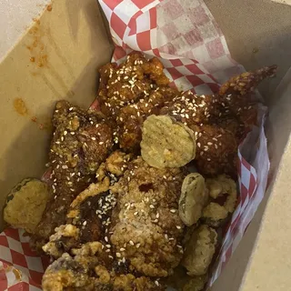 1/2 Spicy and 1/2 Sweet Chicken