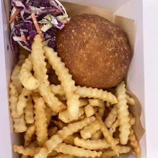 Fried Chicken Sandwich with Fries
