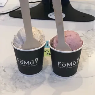 Vanilla and Strawberry