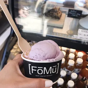 lavender and strawberry rhubarb