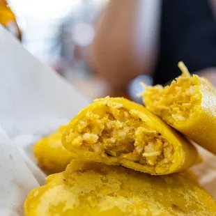 Chicken Empanada cross-section