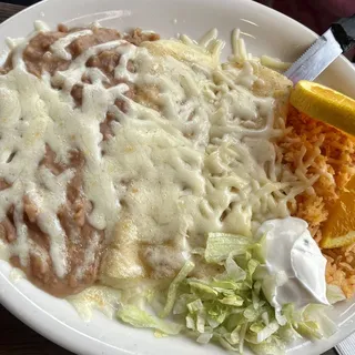 Kids Cheese Enchiladas