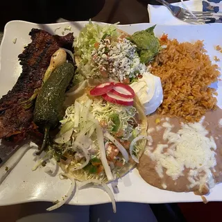 #5. Carne Asada, Fish Taco, and Bean Sope