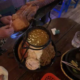 Bandeja paisa de carne Molina
