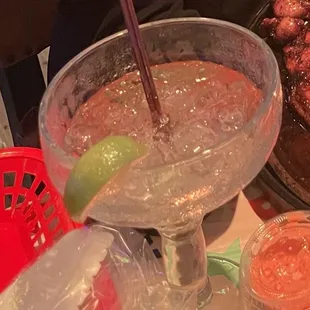 Water for Happy Hour Lime basic Margarita