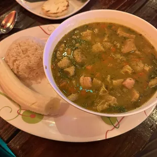 Modongo ($18.99) y Arepas con Hogao (6.99)