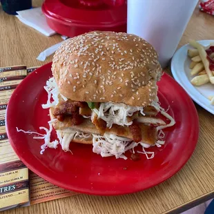 Cemita de pollo