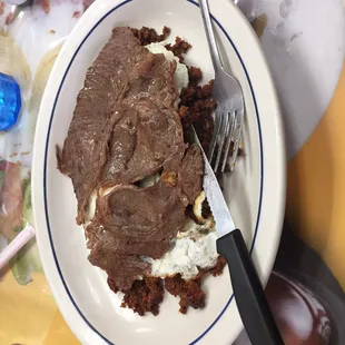 steak, food