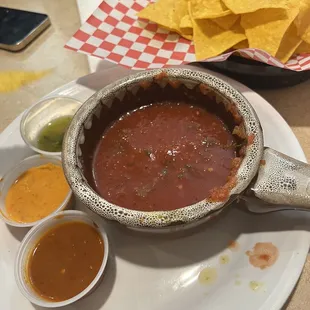 Homemade salsas