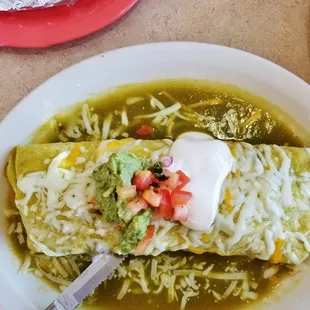 Burrito de Chile Verde