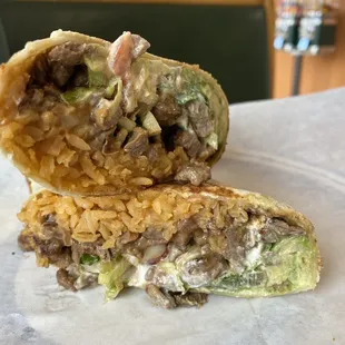 Beef burrito