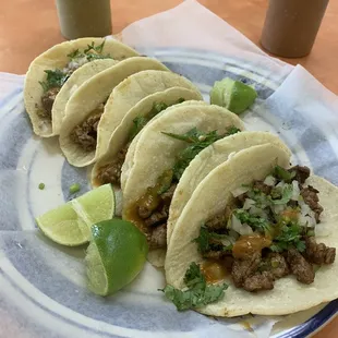 This is an assortment of Tacos I got on Taco Tuesday