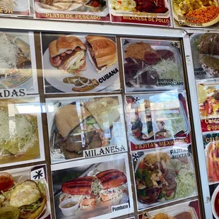 the menu