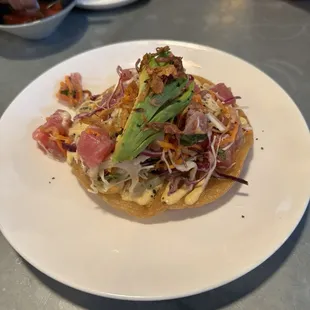 Tuna Tostada